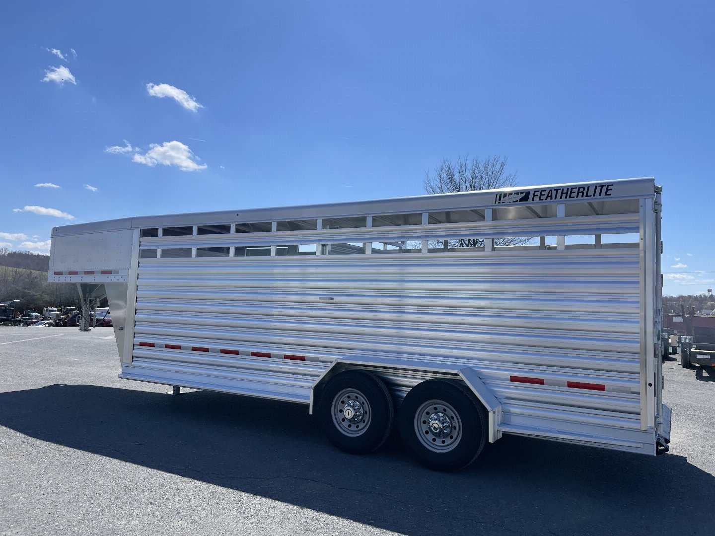 New 2026 Featherlite Trailers 8117-6'7"x20'x6'6" Stock Trailer