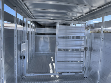 New 2026 Featherlite Trailers 8117-6'7"x20'x6'6" Stock Trailer