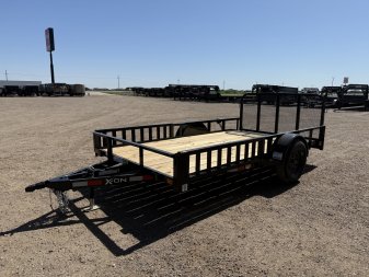 New 2025 X-On 77"x12' Single Axle Utility Trailer - U2