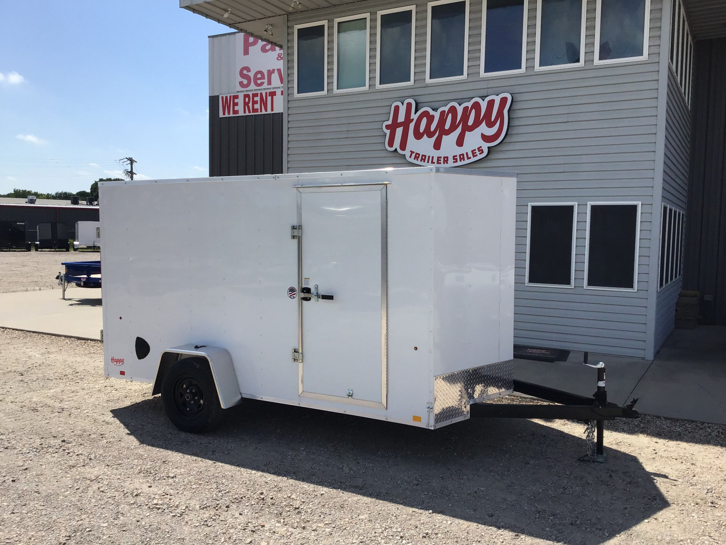 New 2025 Compass 6'x12' Enclosed Cargo Trailer - Indigo DLX