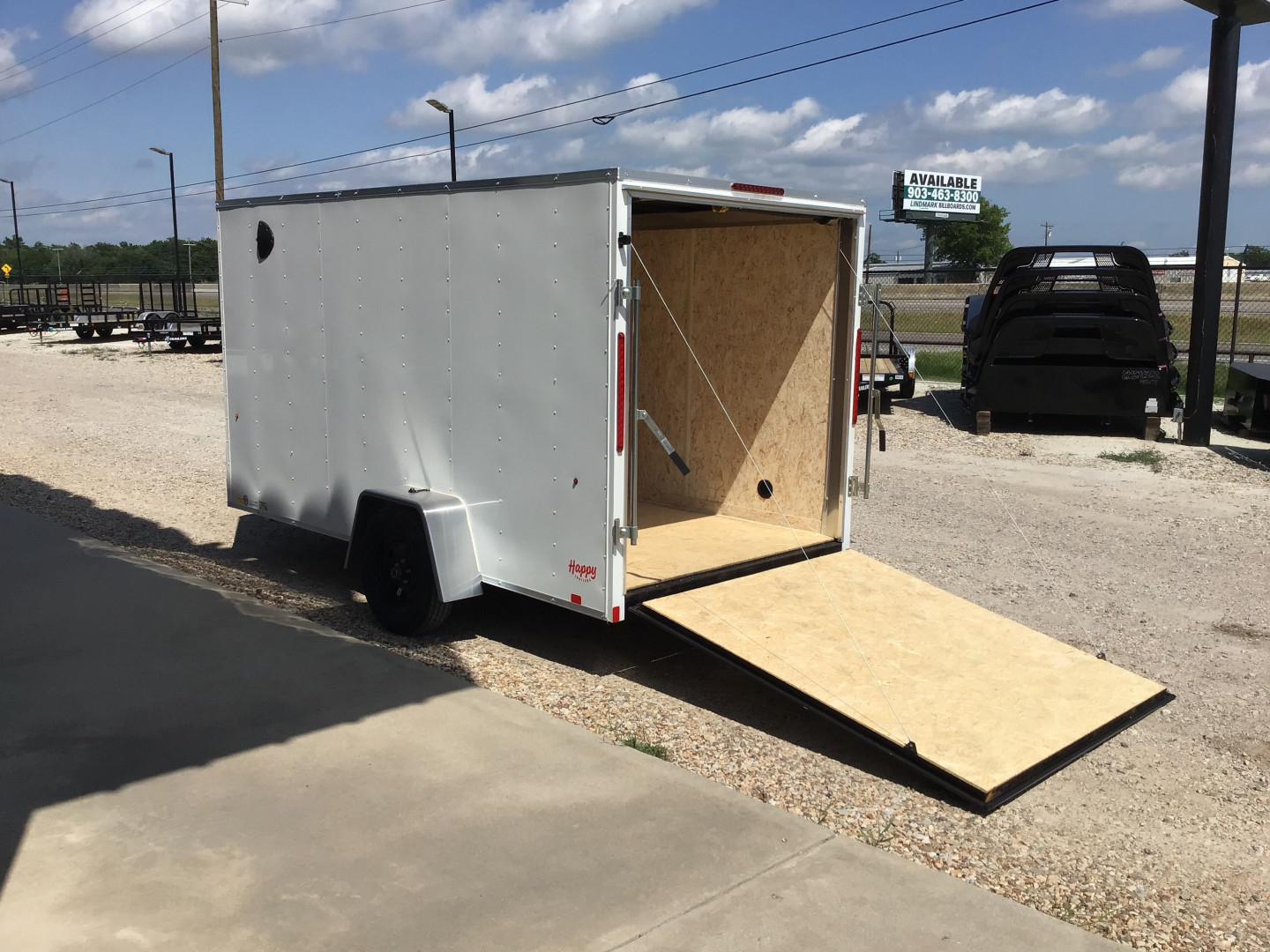 New 2025 Compass 6'x12' Enclosed Cargo Trailer - Indigo DLX