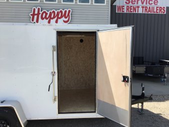 New 2025 Compass 6'x12' Enclosed Cargo Trailer - Indigo DLX