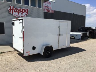 New 2025 Compass 6'x12' Enclosed Cargo Trailer - Indigo DLX