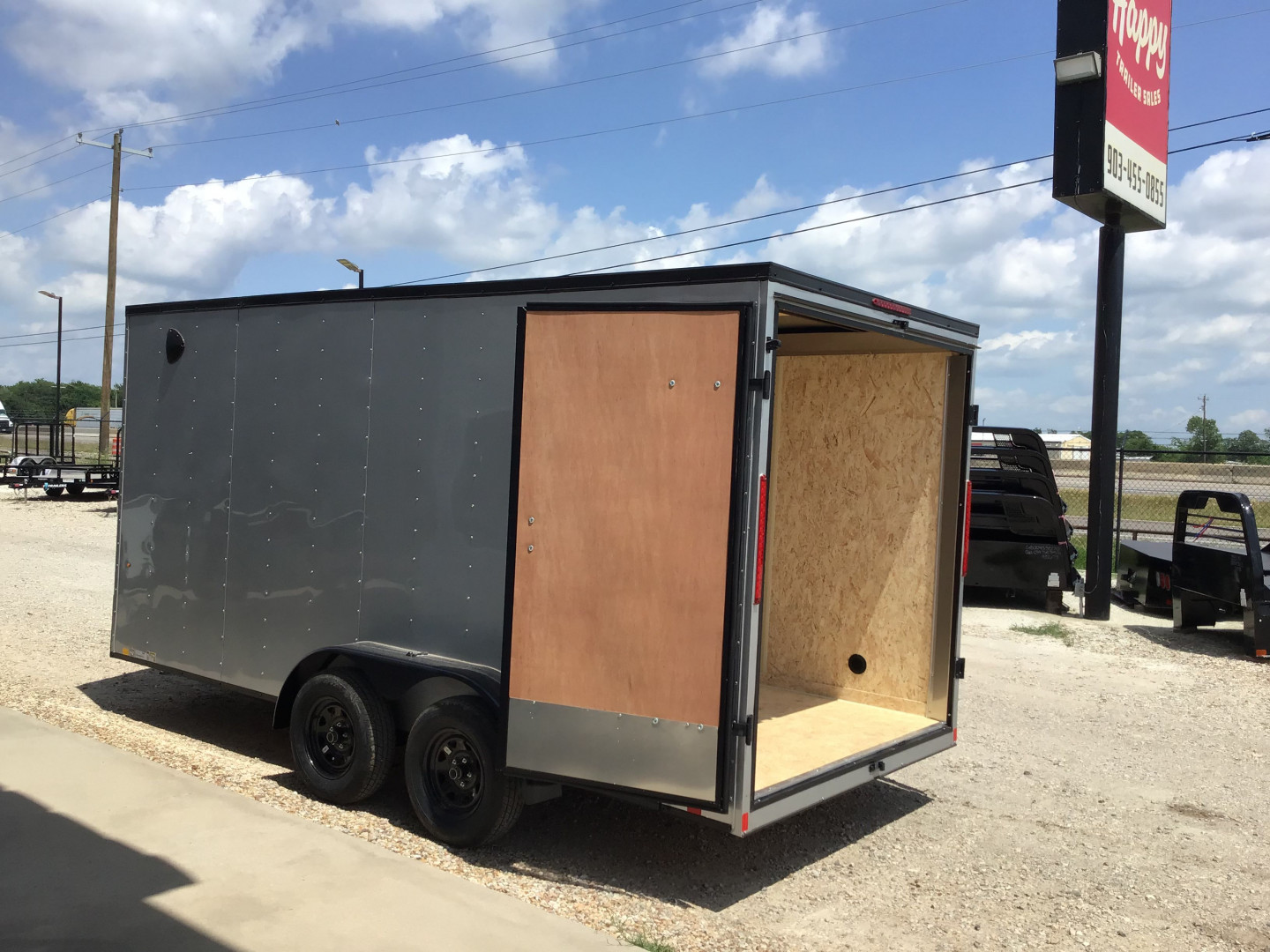 New 2025 Compass 7'x16' Enclosed Cargo Trailer - Indigo DLX