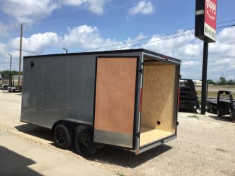New 2025 Compass 7'x16' Enclosed Cargo Trailer - Indigo DLX
