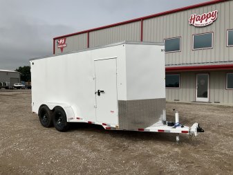 2025 Delco 6’8"x16’ BP Steel Enclosed Trailer – E7