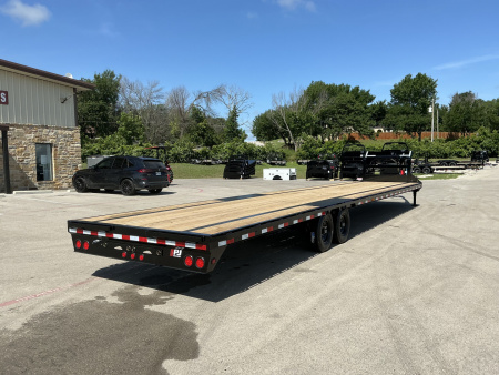 New 2026 PJ 102"x40' GN Low Pro Flatbed w/ Singles - LS