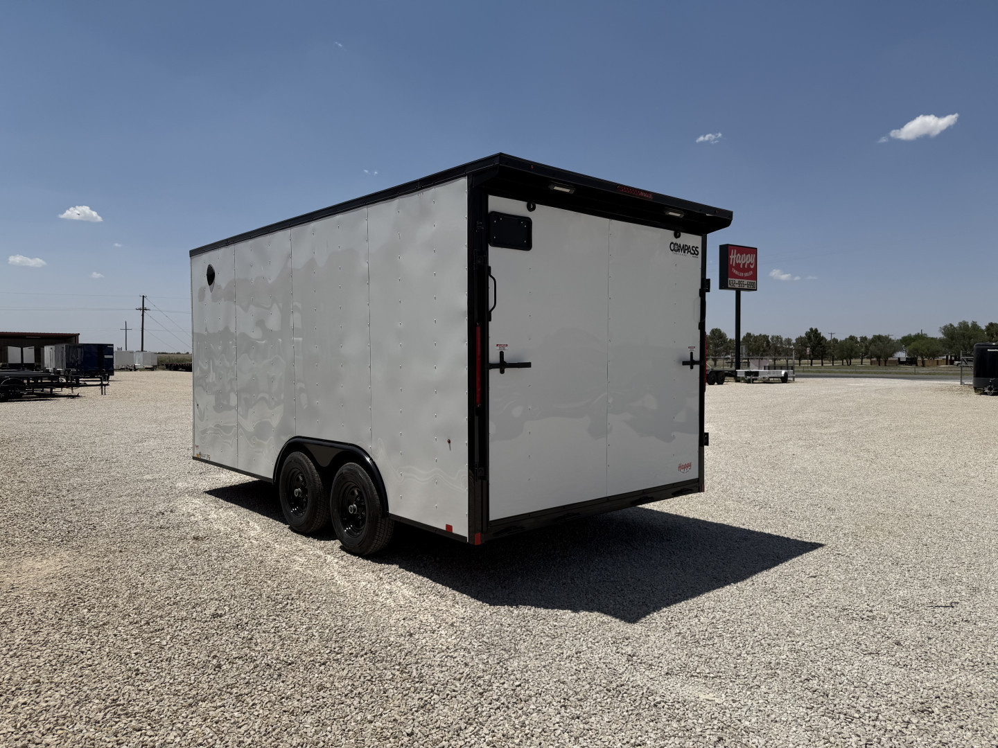 New 2025 Compass 8.5x16' Enclosed Cargo Trailer - Indigo DLX