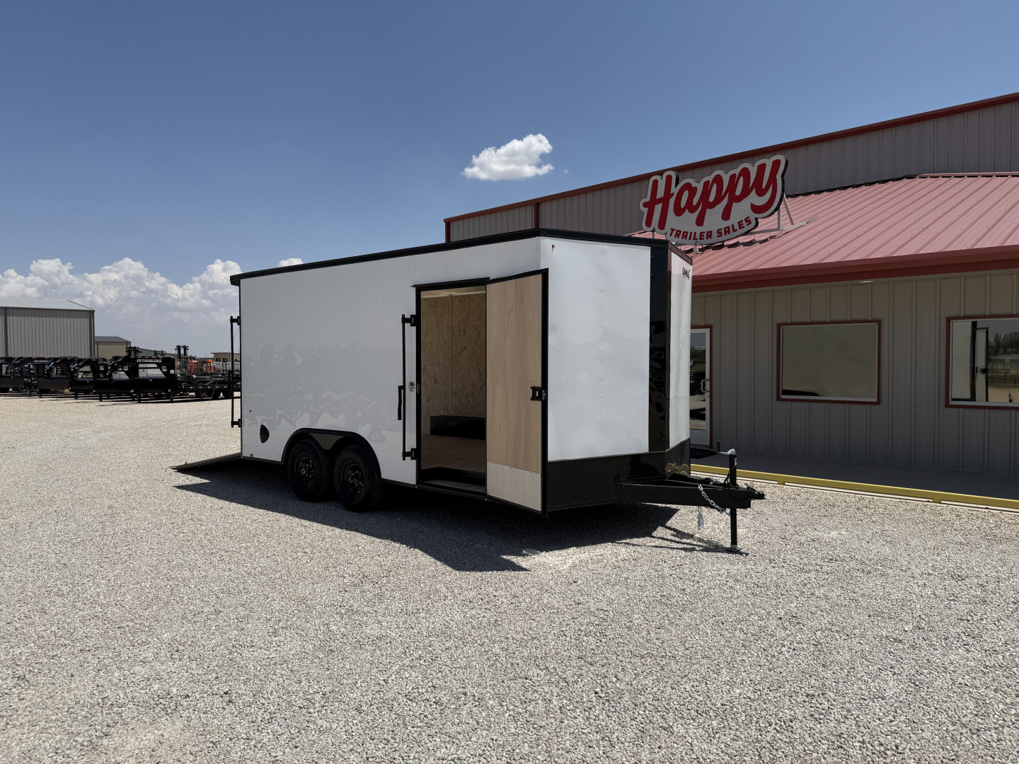 New 2025 Compass 8.5x16' Enclosed Cargo Trailer - Indigo DLX