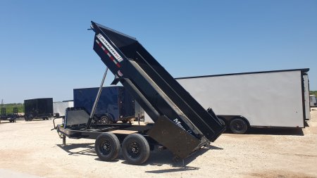2026 PJ 83"x14' BP Tandem Axle Low Pro Telescopic Dump w/ 24" Sides - DT
