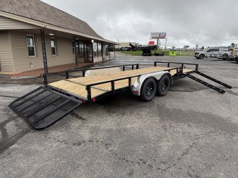 New 2026 PJ 83"x20' Tandem Axle Utility Trailer - UL