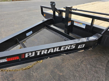 New 2026 PJ 102"x24' BP 8" I-Beam Deckover Trailer - F8