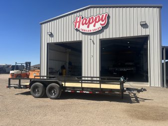 2025 PJ 83"x20' BP Angle Pipetop Trailer - P8