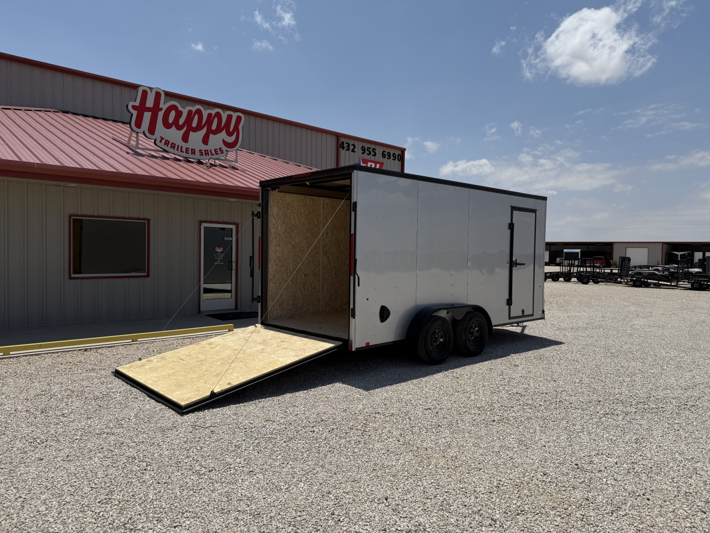 New 2025 Compass 7'x16' Enclosed Cargo Trailer - Indigo DLX