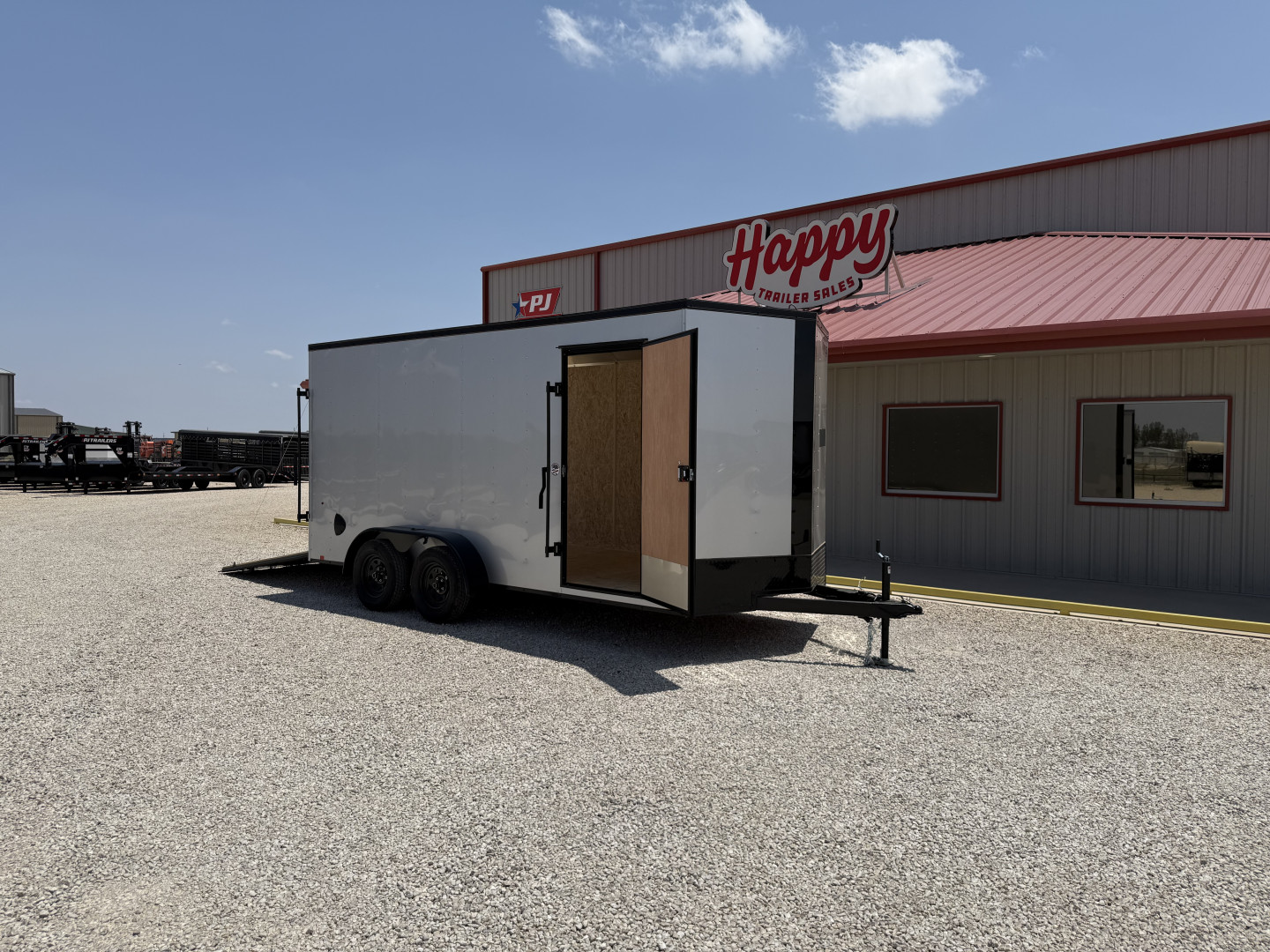 New 2025 Compass 7'x16' Enclosed Cargo Trailer - Indigo DLX