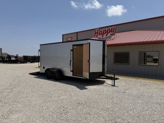New 2025 Compass 7'x16' Enclosed Cargo Trailer - Indigo DLX