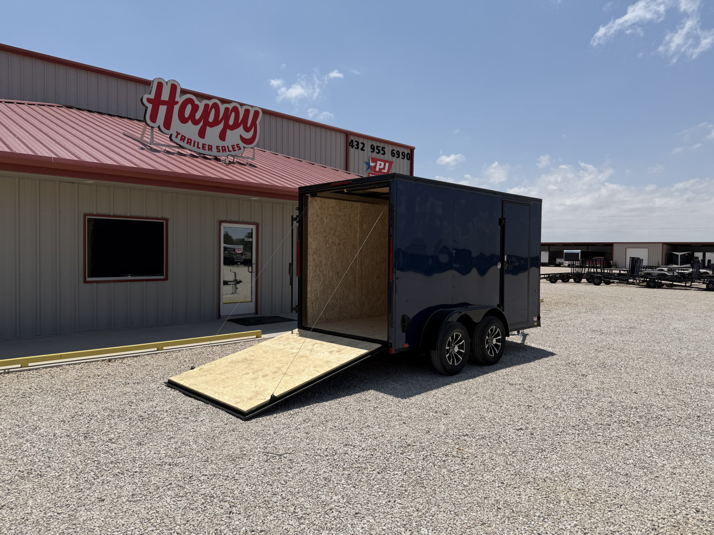New 2025 Compass 6'x12' Enclosed Cargo Trailer - Indigo DLX