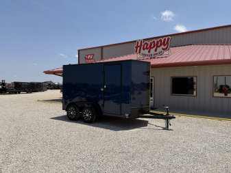 2025 Compass 6'x12' Enclosed Cargo Trailer - Indigo DLX