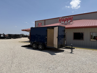 New 2025 Compass 6'x12' Enclosed Cargo Trailer - Indigo DLX