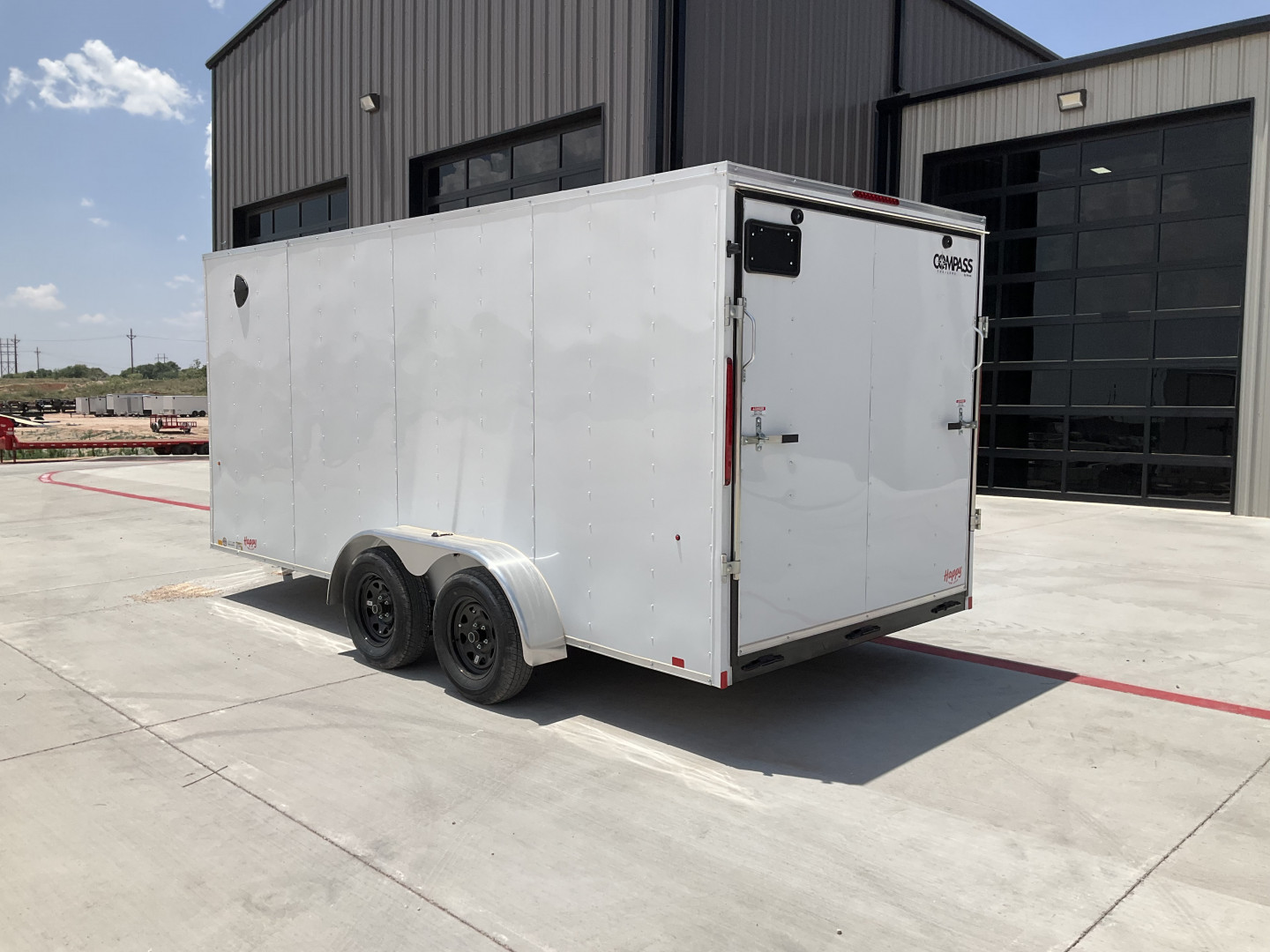 New 2025 Compass 7'x16' Enclosed Cargo Trailer - Indigo DLX