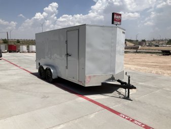2025 Compass 7'x16' Enclosed Cargo Trailer - Indigo DLX