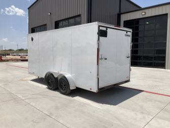 New 2025 Compass 7'x16' Enclosed Cargo Trailer - Indigo DLX