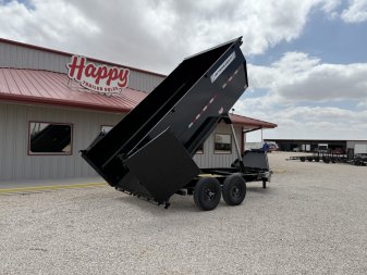 2026 PJ 83"x14' BP Tandem Axle Low Pro Telescopic Dump w/ 48" Sides - DT