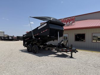 2026 PJ 83"x14' BP Tandem Axle Low Pro Telescopic Dump w/ 48" Sides - DT Voyager Package