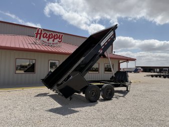 2026 PJ 83"x14' BP Tandem Axle Low Pro Telescopic Dump w/ 24" Sides - DT