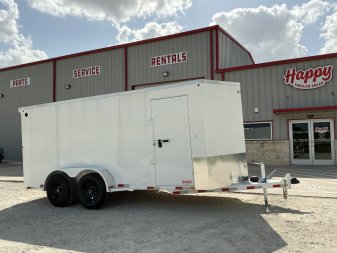 2025 Delco 6’8"x16’ BP Steel Enclosed Trailer – E7