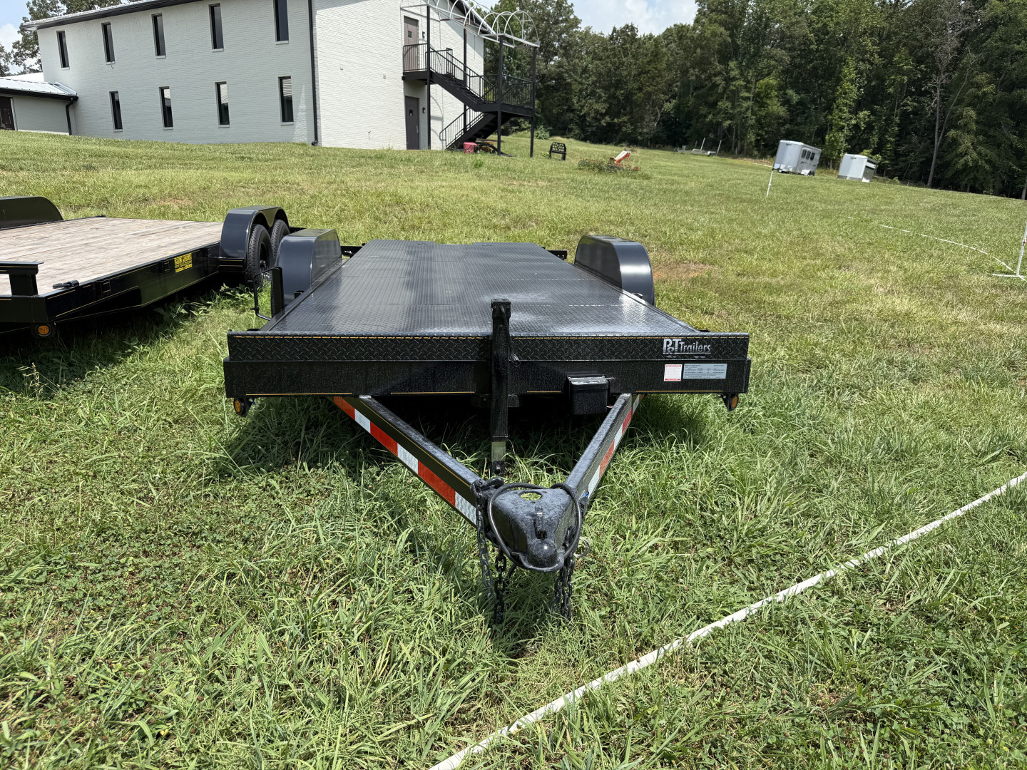 New 2025 P & T Trailers 10K 20' TILT CAR HAULER STEEL Car Hauler
