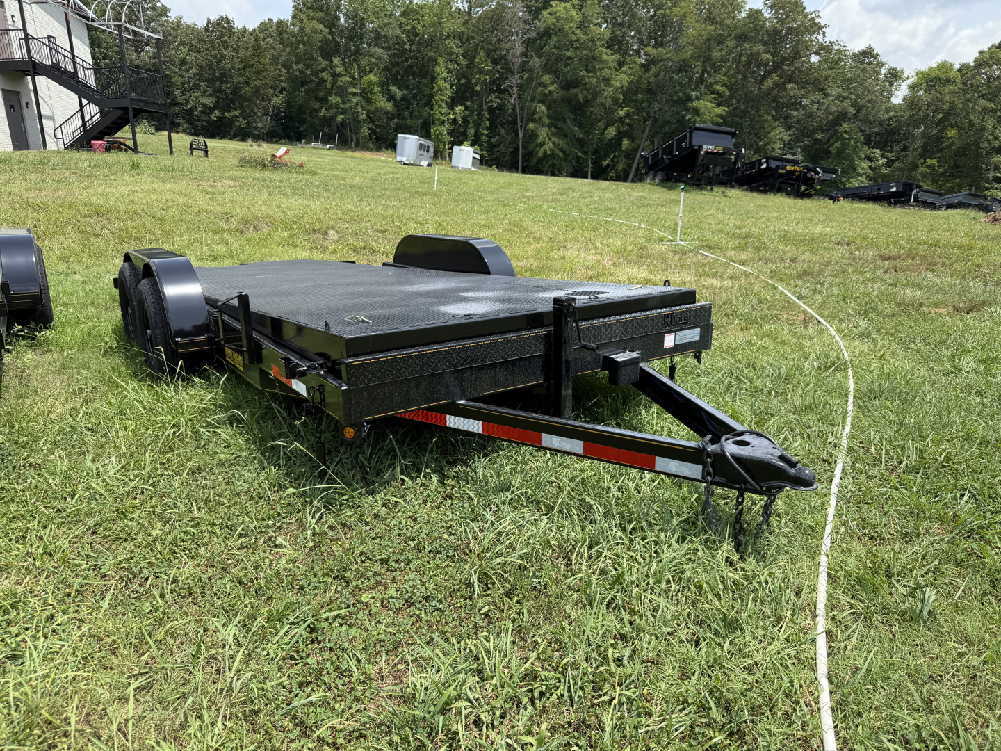 New 2025 P & T Trailers 10K 20' TILT CAR HAULER STEEL Car Hauler