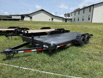 New 2025 P & T Trailers 10K 20' TILT CAR HAULER STEEL Car Hauler