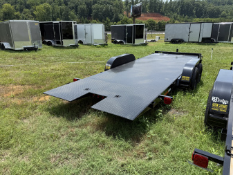 New 2025 P & T Trailers 10K 20' TILT CAR HAULER STEEL Car Hauler