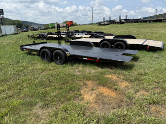 New 2025 P & T Trailers 10K 20' TILT CAR HAULER STEEL Car Hauler