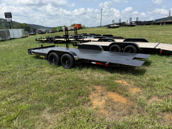 New 2025 P & T Trailers 10K 20' TILT CAR HAULER STEEL Car Hauler
