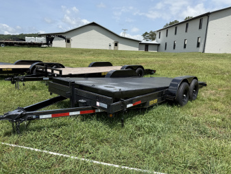 New 2025 P & T Trailers 10K 20' TILT CAR HAULER STEEL Car Hauler