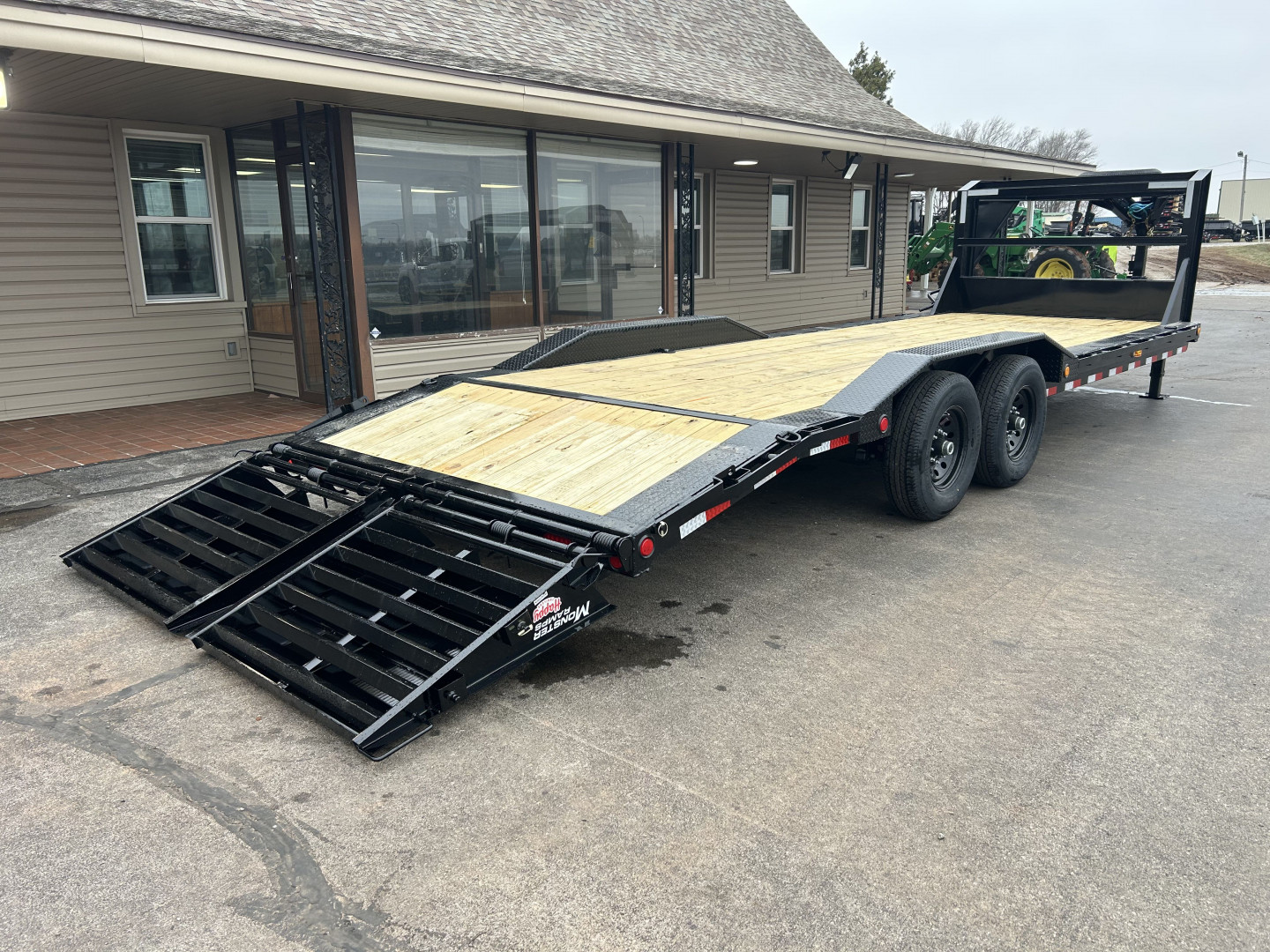 New 2026 PJ 102"x24' GN 6" Channel Super-Wide Equipment Trailer - B6