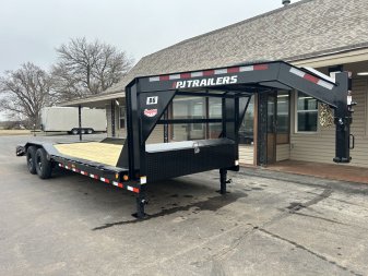 New 2026 PJ 102 x24' GN 6  Channel Super-Wide Equipment Trailer - B6