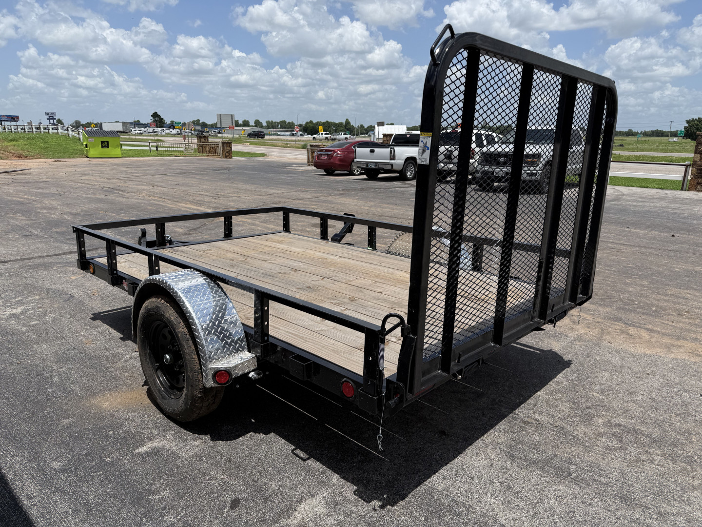 New 2025 PJ 77"x10' Single Axle Utility Trailer - U7