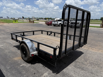 New 2025 PJ 77"x10' Single Axle Utility Trailer - U7
