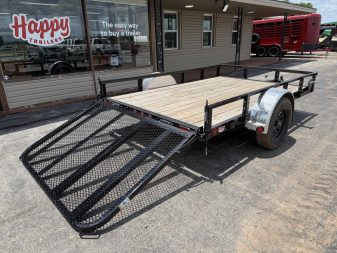 New 2025 PJ 77"x10' Single Axle Utility Trailer - U7