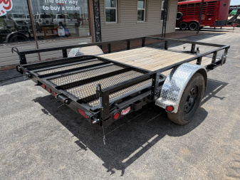 New 2025 PJ 77"x10' Single Axle Utility Trailer - U7