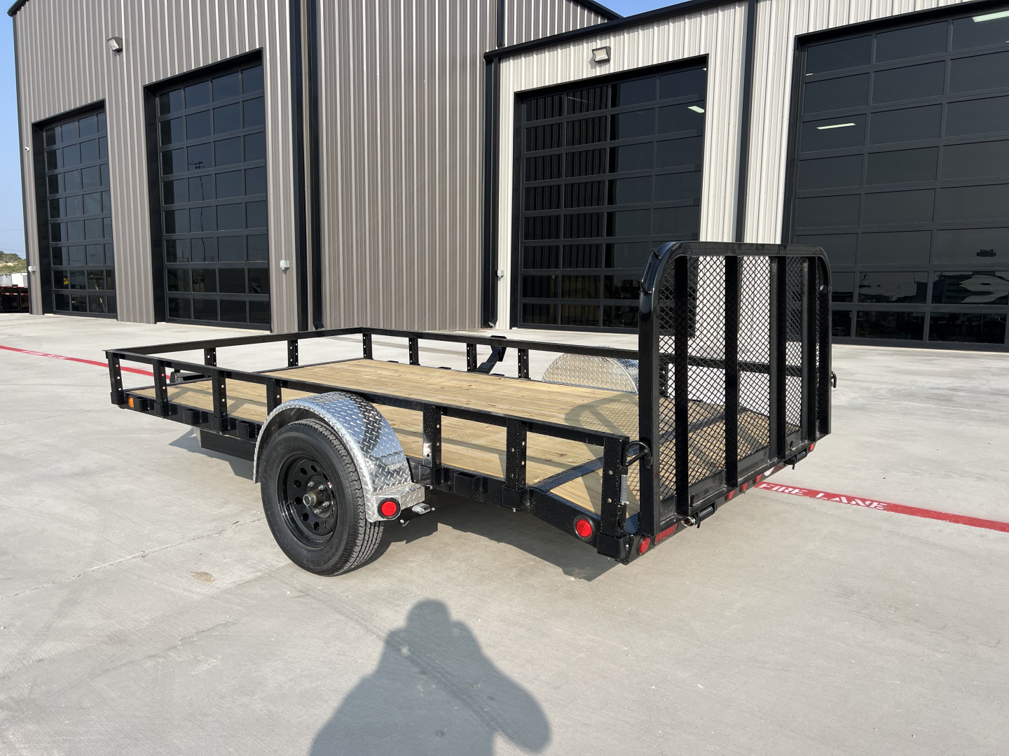 New 2026 PJ 77"x12' Single Axle Utility Trailer - U7