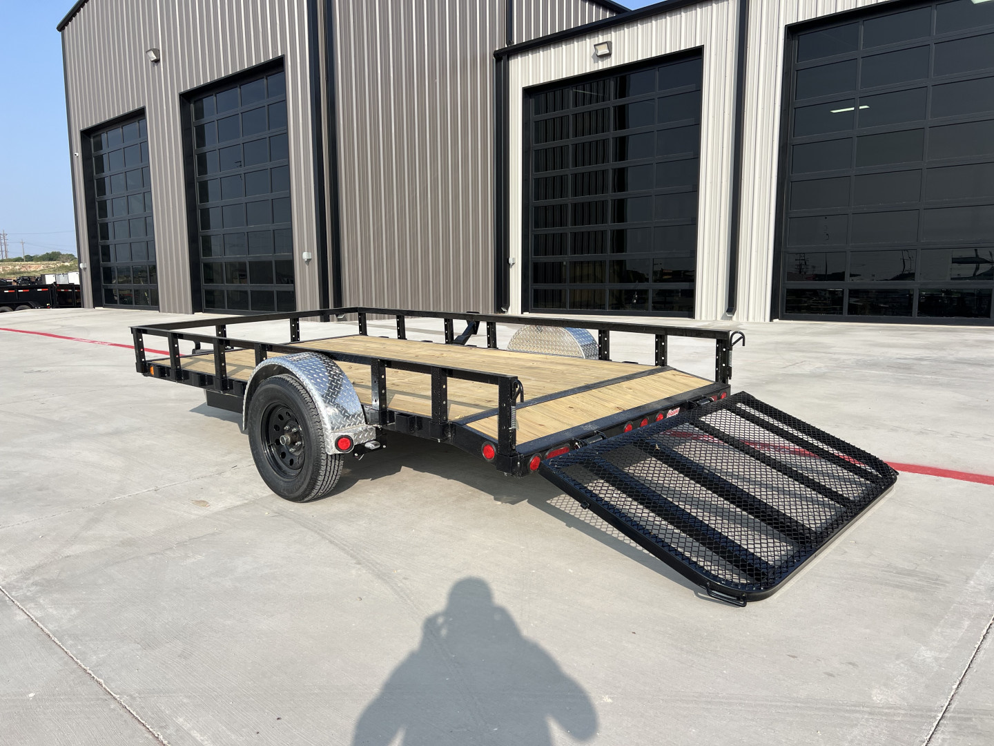 New 2026 PJ 77"x12' Single Axle Utility Trailer - U7