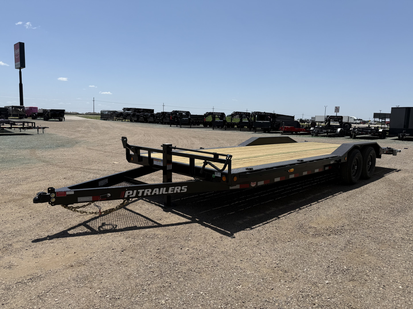 New 2026 PJ 102"x24' BP 6" Channel Super-Wide Equipment Trailer - B6