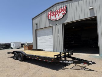 2026 PJ 102"x24' BP 6" Channel Super-Wide Equipment Trailer - B6