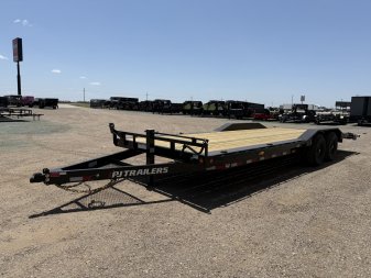 New 2026 PJ 102"x24' BP 6" Channel Super-Wide Equipment Trailer - B6