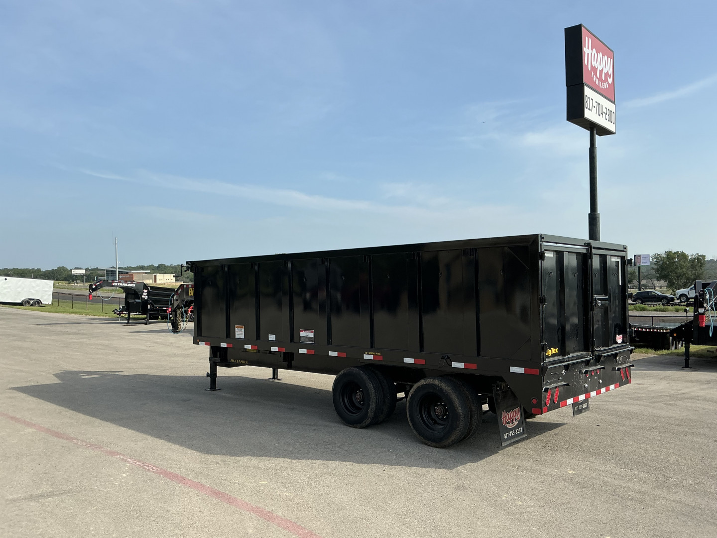 Used *USED* 2025 Big Tex 92"x20' GN Dump