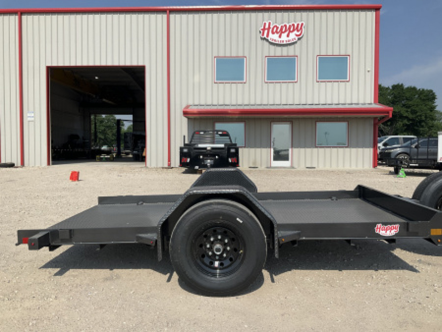 New 2025 Diamond C 77"x12' BP Single Axle Hydraulically Dampened Tilt - DSA107